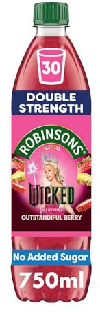 Robinsons Wicked Glinda Double Strength Outstandiful Berry No Added Sugar Squash 750ml