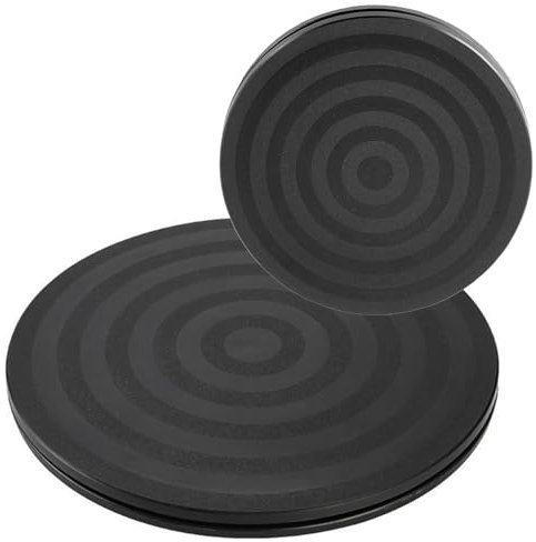 2 stycken Bonsai skivspelare, kraftigt roterande vridbart stativ, Lazy Susan skivspelare med kullager i stål, vridbart trädgårdsstativ skivspelare for modell/TV/monitorer(20cm/8)