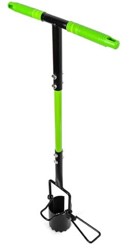 Herramientas De Plantación De Bulbo - Serrated Base Bulb Plantadores | Mango En f0rma De T Excavador De Suelo | Bulbo De Trasplantador De Servicio Pesado | Herramienta De Jardinería Multipropósito De