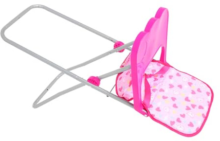 Totority Lightweight Doll High Chair 22.04x12.20x9.05In – Realistic Feeding Seat for Pretend Play, Nurturing Skills – Foldable & Portable for Travel, Playdates, Toddlers