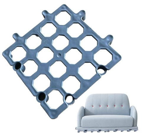 Nixiara Palets Para Suelo De Sótano,Palet De Suelo Con Almohadilla De Encaje Antideslizante Impermeable | Estructura de Malla Antideslizante con Rejillas Transpirables y Apilables Para Supermercados