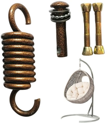 Generisch Porch Swing Molla | Sospensione per portico – Forte gancio in acciaio inox per montaggio a soffitto terrazza Hardware