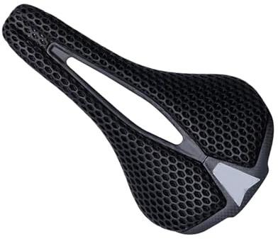 Selle de vélo 3D imprimée en fibre de carbone, légère, amortissante, siège de vélo pour vélo de course