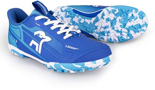 Kookaburra Orbit – Chaussure de Hockey pour Enfant | Bleu | Légères avec Rembourrage en EVA et Semelle extérieure Multi-Surfaces adhérente
