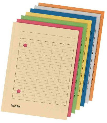 FALKEN Umlaufmappe, DIN A4, Manila-RC-Karton, orange VE=1