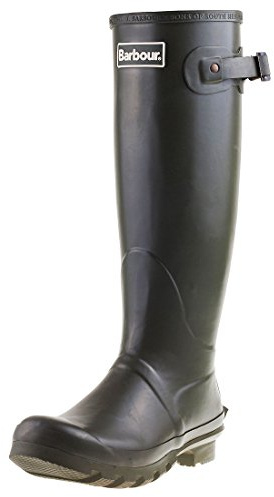 Barbour Damen Bede Wasserdicht Gummistiefel Winter Mitte Wade Stiefel - Oliv - 40/41