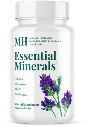 Michael's Health Naturopathic Programs Essential Minerals - 120 Vegetarian Tablets - Supports Nerve Communication & Proper Functioning of Muscles - Kosher - 30 Servings