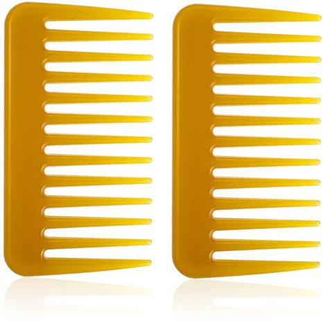 Giantree Mini Haarkamm mit breiten Zähnen,Stylingkamm Herren Antistatisch Styling Haarkamm handgemacht Zinken Strähnenkamm Damen-Haarkamm Entwirrbürste und Kamm für Locken Glattes Dickes Dünnes Haar