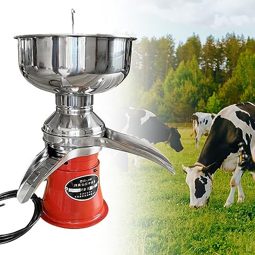 Professional Whipped Cream Dispenser Professional Dairy Skimming Machine,Electric Cream Separator - 50l/H,Stainless Steel 2-in-1 Milk and Cream Separator Suitable for Farm and Dairy Processi