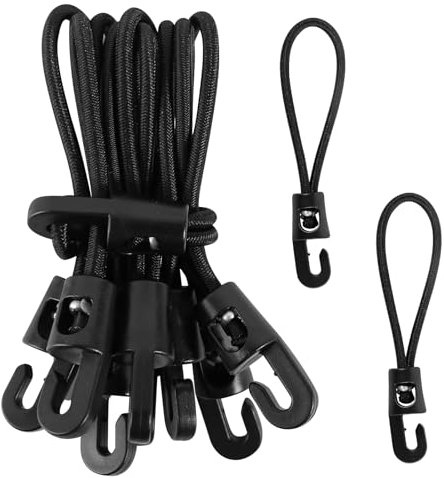 Spanngummi mit Haken 20 Stück Expander mit Haken Multifunktional Planenspanner 10cm Gummispanner mit Haken Spanngummi Kurz für Planen Zelt Net Camping