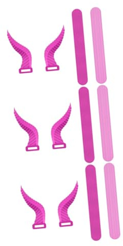 Operitacx 3pairs Cool Ox Horn Design Headphone Horns Silicone Headphone Attachments Headset Accessories for Cosplay Props