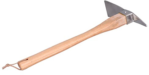 Nosqew spetshacka, rostfritt stål, trägravverktyg, robust trädgårdshacka för plantering av blommor, krukväxter, bonsai, lätt att använda, hållbar, rostfri