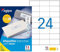 agipa 119015 Universal-Etiketten, 70 x 37 mm mit Abzieh-Hilfe