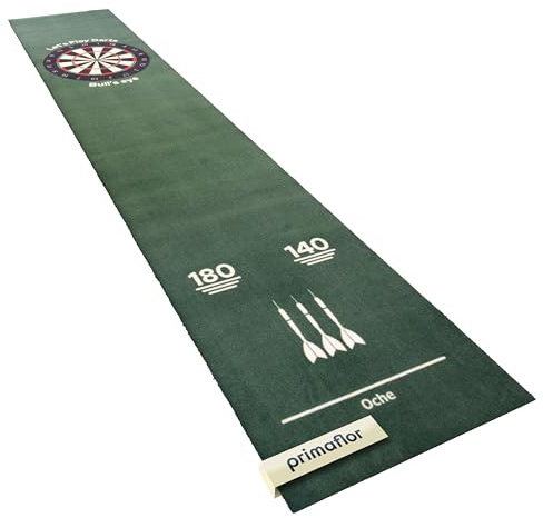 Tapis Jeu de fléchettes - Taille Officielle 79 x 237 cm, Tapis Tournoi Fléchettes, Tapis à fléchettes Antidérapant et Adapté au Chauffage au Sol