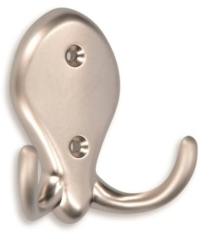 1 Kleiderhaken/Garderobenhaken Haken für Garderobe Siro Camar 704/ZN4 matt vernickelt