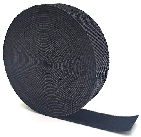 Attache Câble 5mx20mm Scratch Serre Cable Bande Sangle Réutilisable Câble Management Facile à Couper pour Ranger et Organiser Tous Les Câbles, 20mm de Large Non-adhésif Bande Hook & Loop