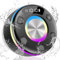 OYIB Altavoz de Ducha Bluetooth, Altavoz Bluetooth portátil Sonido HD de 360°, Luces RGB, Radio FM, Altavoz inalámbrico Impermeable IPX7 con Ventosa y micrófono