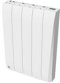 BESTHERM - Radiatore elettrico fisso a inerzia secca ceramica 1000W Bestherm TIKEI orizzontale bianco