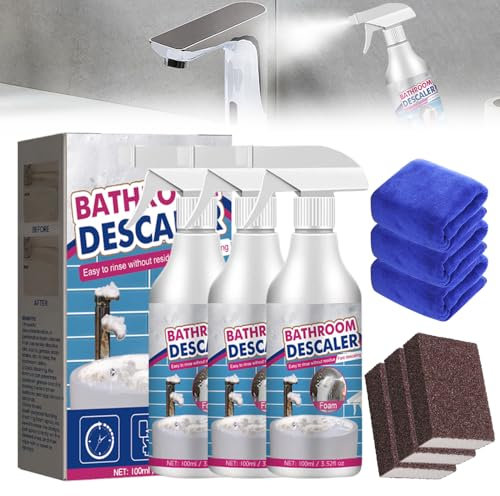 Bathroom Descaler Spray, 2025 Nettoyant Pour Salle de Bain, Modèle Détachant Multi-usages à l'acide oxalique, WC Nettoyant Salle de bain Pour toilettes égout salle de bains nettoyage (3)