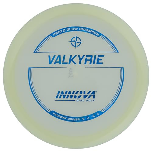 Innova Proto Glow Champion Valkyrie – Glow in The Dark Disc Golf Driver (173-175g)