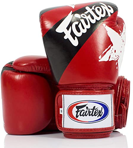 Guantes de Boxeo Fairtex BGV1 para Entrenamiento y Sparring de Muay Thai, Hombres, Mujeres y Niños | Guantes MMA para Artes Marciales, Ligeros y Amortiguadores