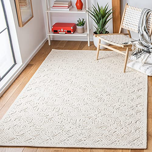 Safavieh Zeitgenössische Teppich für Wohnzimmer, Esszimmer, Schlafzimmer - Soho Collection, Kurzer Flor, Türkis und Gelb, 229 X 290 cm
