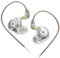 keephifi KZ EDX Pro KZ in Ear Monitor Écouteurs Intra-Auriculaires KZ IEM Dual DD HiFi Son Stéréo Écouteurs de Scène Écouteurs Filaires Écouteurs de Jeu pour Chanteurs Audiophiles (Blanc, sans Micro)