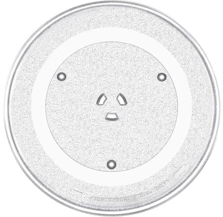 SPARES2GO Universal Microwave Turntable Plate 6 Lug Fixing Y Type Glass Dish Tray (11.5 / 28.8cm / 288mm)