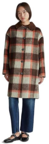 United Colors of Benetton Cappotto 2MYUDN08H, Multicolor, XS Donna