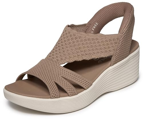 Skechers Parallel Lite Summer Invite - Tenis para Mujer, Color Moca, Talla 8 de Reino Unido