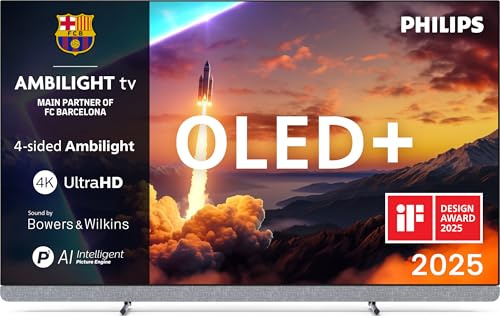 Philips Smart TV OLED 77OLED910/12, 195 cm, 4K Ultra HD HDR, NVIDIA G-SYNC, Ambilight a 4 Lati