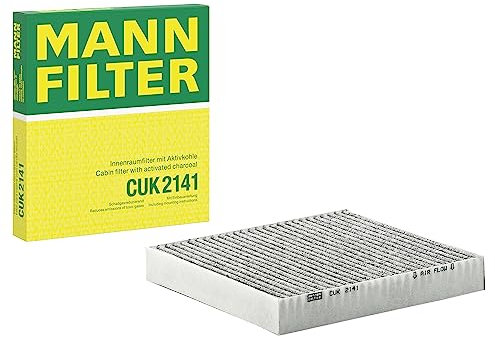MANN-FILTER CUK 2141 Innenraumfilter/Kabinenluftfilter - Pollenfilter mit Aktivkohle - für Pkw + Transporter