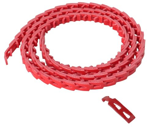 5FT Power Twist V Belt 1/2-Inch x 5 Feet A Type, Adjustable Link Drive V-Belt Perfect for Wood Lathes, Table Saws, Bandsaws,Benchtop Drill Press and Agricultural Machinery Repairs