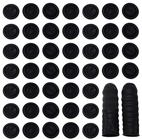 Milisten 1000 Stück Rolle Nicht medizinisch fingerlinge Aus Sicherheits- Nicht medizinisch fingerlinge Fingermanschetten Latex Fingerhandschuhe Aus Latex Daumen Ärmel Fingerschutz