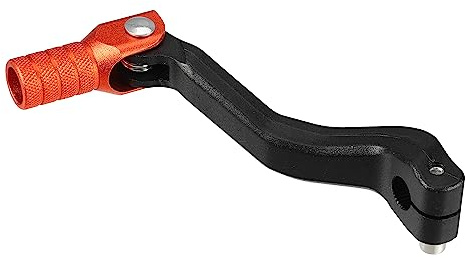 A ABSOPRO Universal Motorrad Schalthebel Aluminiumlegierung Orange Schwarz