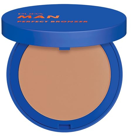 Pupa Man Perfect Bronzer 002 Gesichtspulver, natürlich gebräunt und geschliffen, 6,5 g
