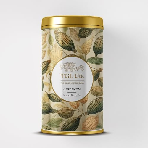 The Good Life Company Cardamom Black Tea Tin Can 50gm