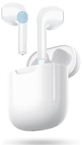 Wireless Earbuds, Bluetooth 5.4 Headphones in Ear with HiFi Stereo Deep Bass, 48H Playtime, 4 ENC Noise Cancelling Mic Wireless Earphones, Touch Control Bluetooth Earbuds for iPhone Android Samsung