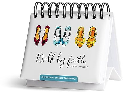 DaySpring - Walk by Faith: II Corinthians 5:7 - An Inspirational DaySpring DayBrightener - Perpetual Calendar (75618)