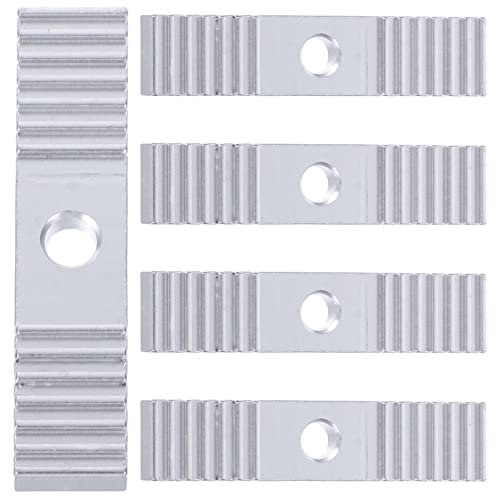 UEETEK 5 stücke Zahnriemen Klemmen Aluminiumlegierung 3D Drucker Zubehör 2GT Zahnriemen Getriebe Clamp Mount Block