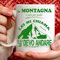 Mug Montagne Mi Sta appel - Convient pour petit déjeuner, thé, tisana, café, cappuccino - Gadget tasse La Montagne est uniquement pour quelqu'un, elle Mi Chiama et moi-même Devo Andare.