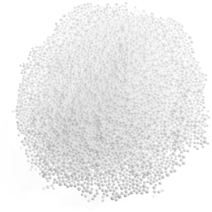 60000piezas Bolitas De Espuma white Para Manualidades Diy Paquete Unidades Materiales Livianos y Resistentes Para Proyectos Creativos Niño Niña