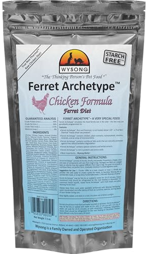 Wysong Ferret Archetype Chicken Formula - Raw Ferret Food - 7.5 Ounce Bag