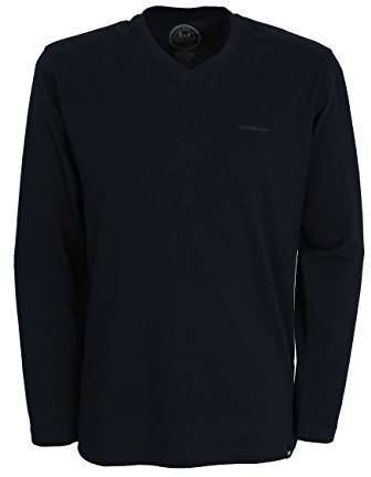 Götzburg Herren Schlafanzug Shirt (DE/NL/SE/PL, Alphanumerisch, XL, Regular, Regular, Navy)