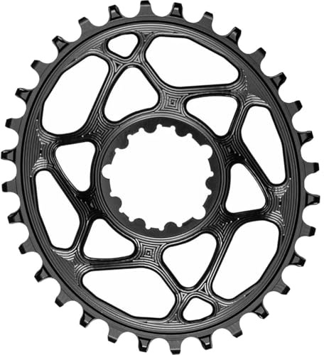 absoluteBLACK Oval Boost148 Direct Mount Narrow Wide Chainring Compatible with SRAM 3mm Offset, Black, 30T