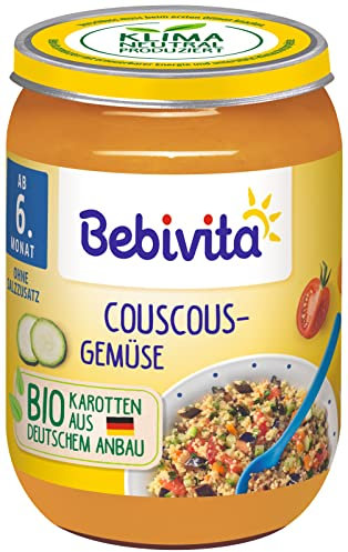 Bebivita Menüs ab dem 6. Monat Couscous-Gemüse (6x190g)