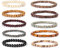 JeryWe 10 Pcs holzperlen Armband Meditation Buddhist Handgelenk für Damen Herren Accessoires Schmuckset 8mm Elastisch