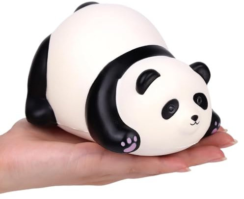 ANBOOR Squishies Panda Weiche Kawaii Tier-Squishies Langsam steigend Panda Squishies für Kinder Stressabbau-Schaum-Squishies Spielzeug für Geburtstagsgeschenke Dekoration