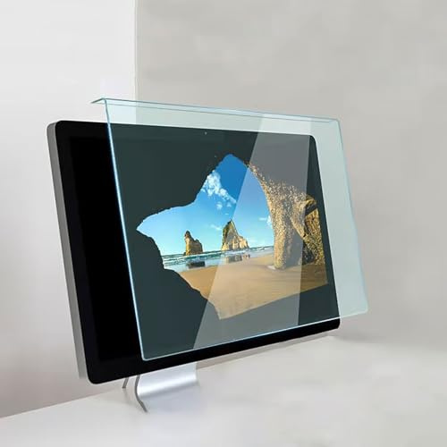Guoyoocc 30 cm anti-blått ljusfilter för datorskärm, blå ljusskärm skärmskyddspanel, widescreen monitor ram hängande typ, PC-skärm anti-UV ögonskydd filterfilm
