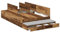 vidaXL Stauraumbettgestell Old Wood 120X200 cm Ingenieure Stauraum Moderne Design einfache Montage Innen Schlafzimmermöbel Holz Doppel Stylisch